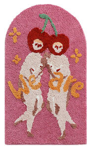 cherry pair rug